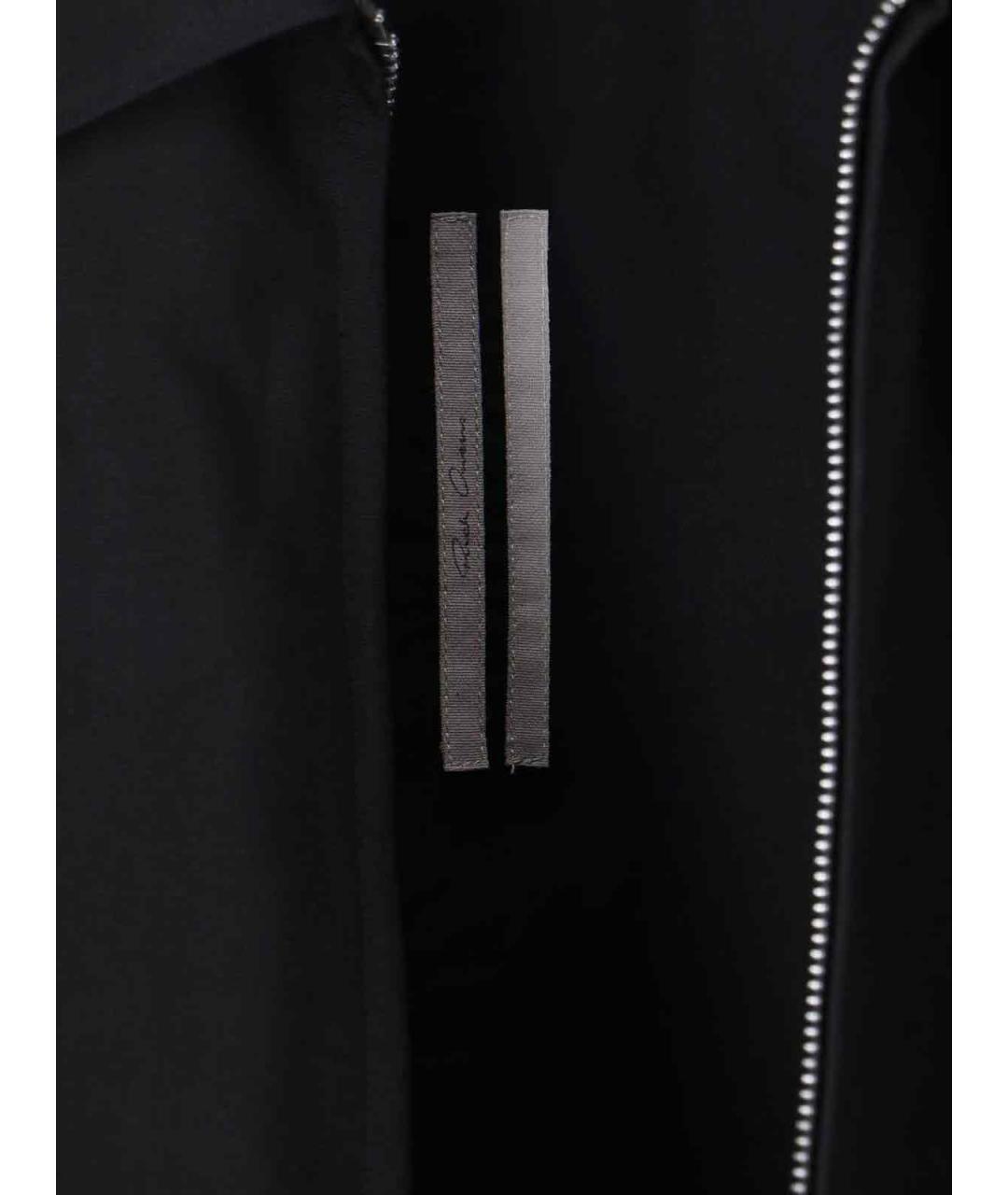 RICK OWENS Черная хлопковая куртка, фото 5
