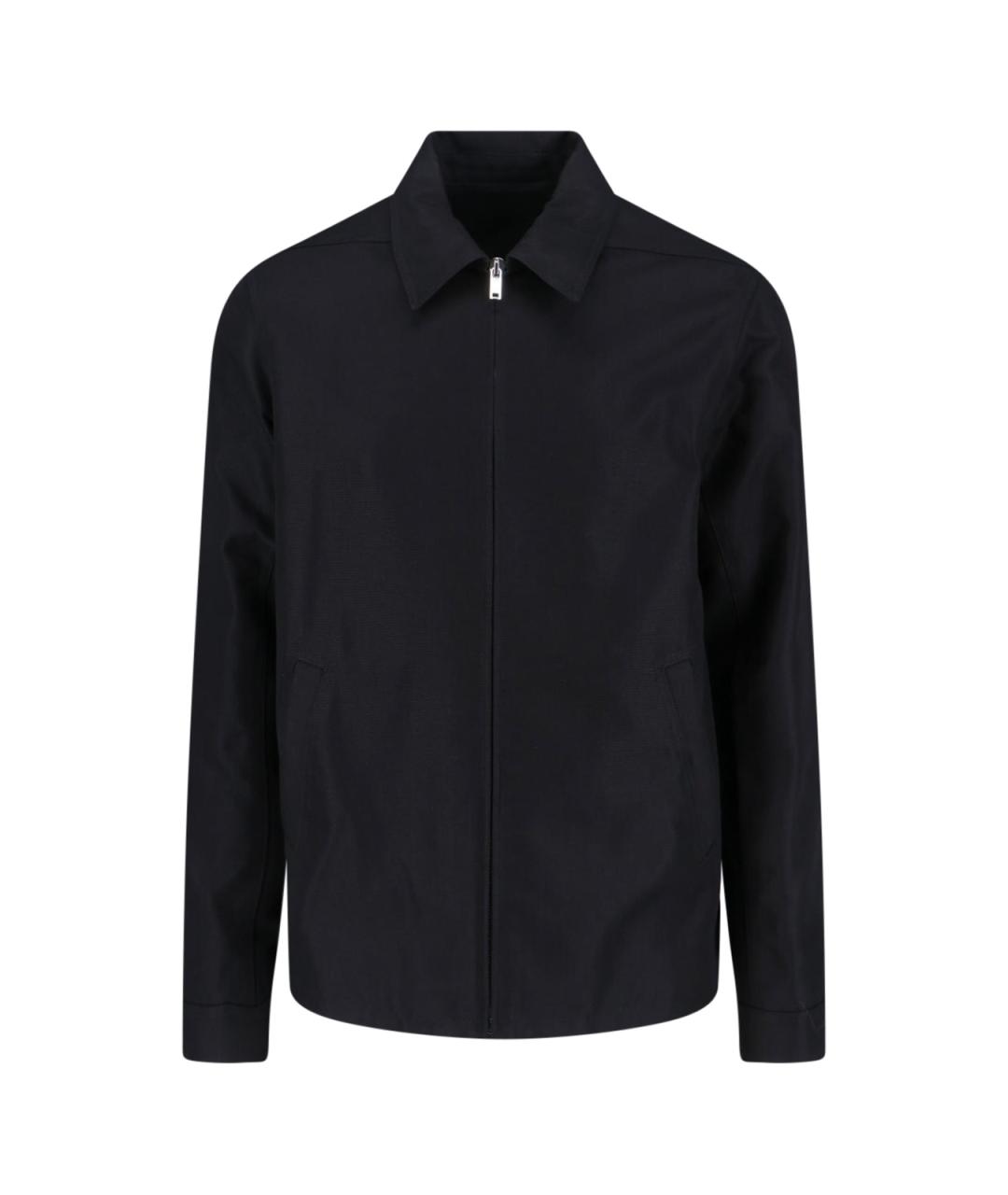 RICK OWENS Черная хлопковая куртка, фото 1