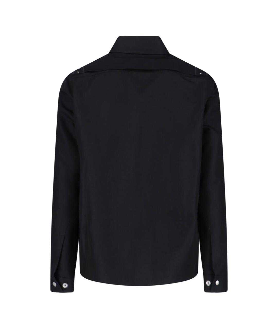 RICK OWENS Черная хлопковая куртка, фото 2