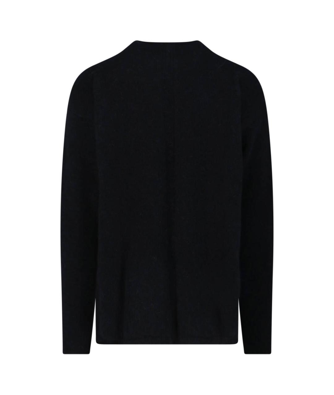 RICK OWENS Черный шерстяной джемпер / свитер, фото 2