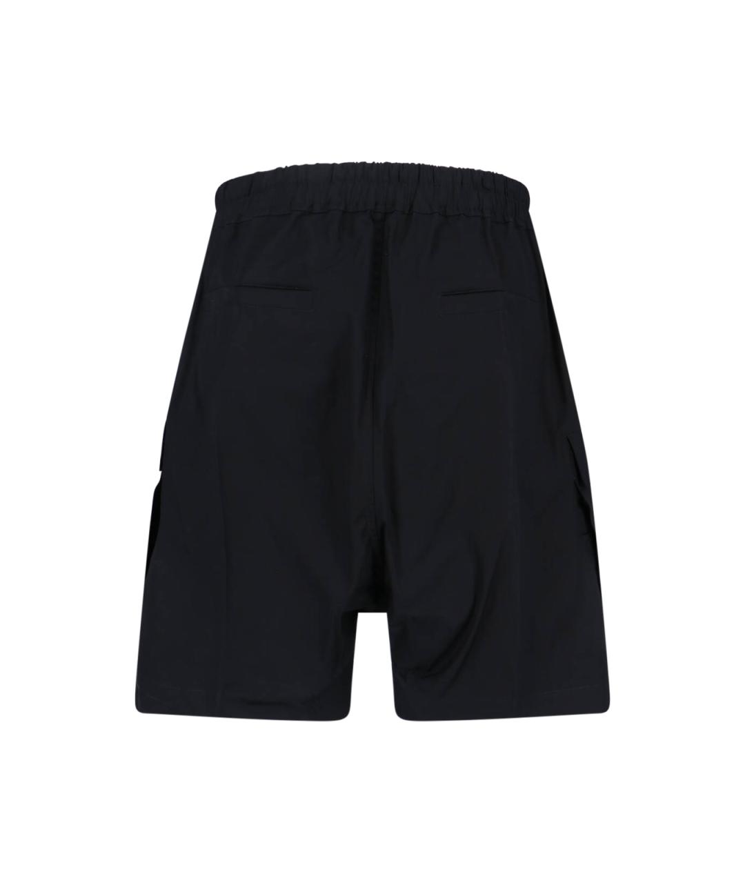 RICK OWENS Черные хлопковые шорты, фото 2