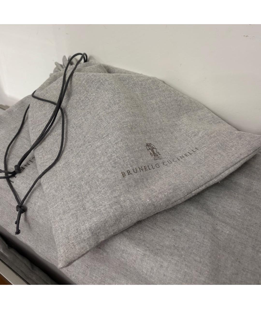 BRUNELLO CUCINELLI Темно-синяя кашемировая шапка, фото 4