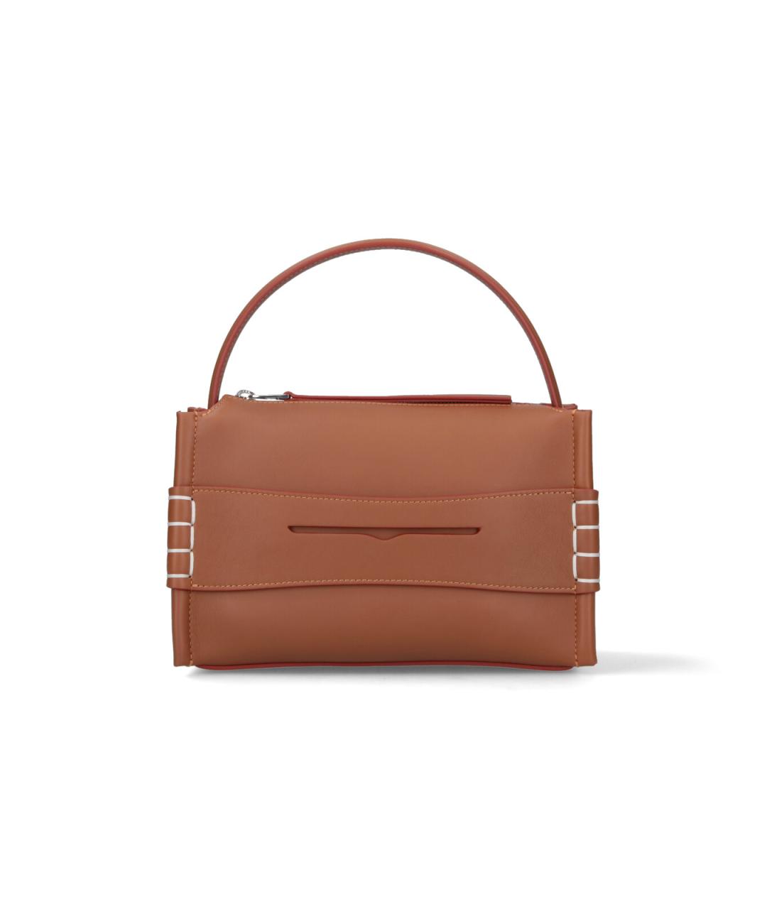 J.W.ANDERSON Коричневая кожаная сумка тоут, фото 1