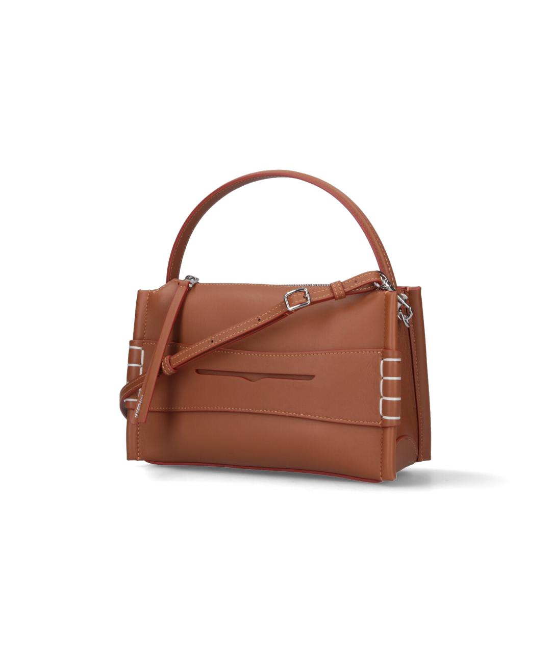 J.W.ANDERSON Коричневая кожаная сумка тоут, фото 2