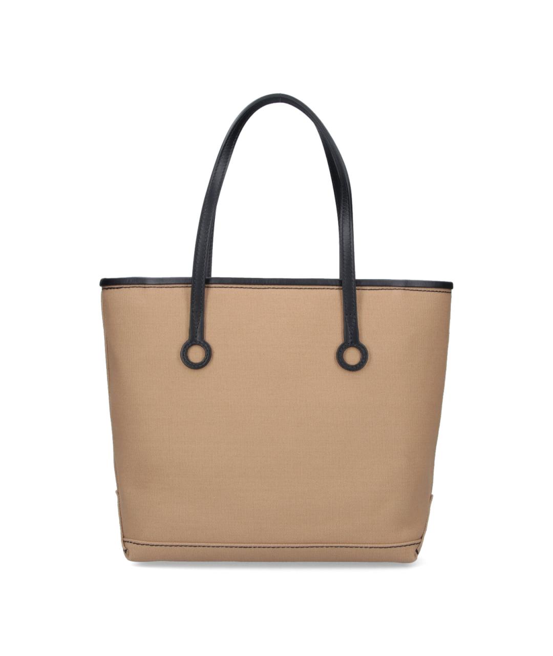 J.W.ANDERSON Бежевая тканевая сумка тоут, фото 3