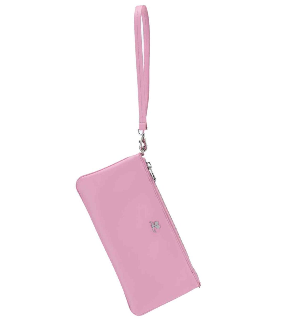 COURREGES Розовая кожаная сумка через плечо, фото 5