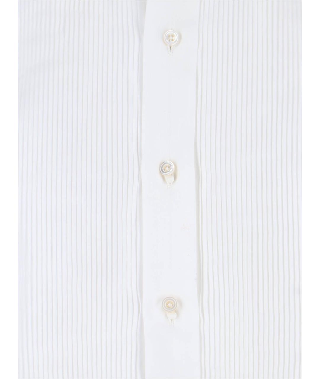 TOM FORD Белая хлопковая кэжуал рубашка, фото 4