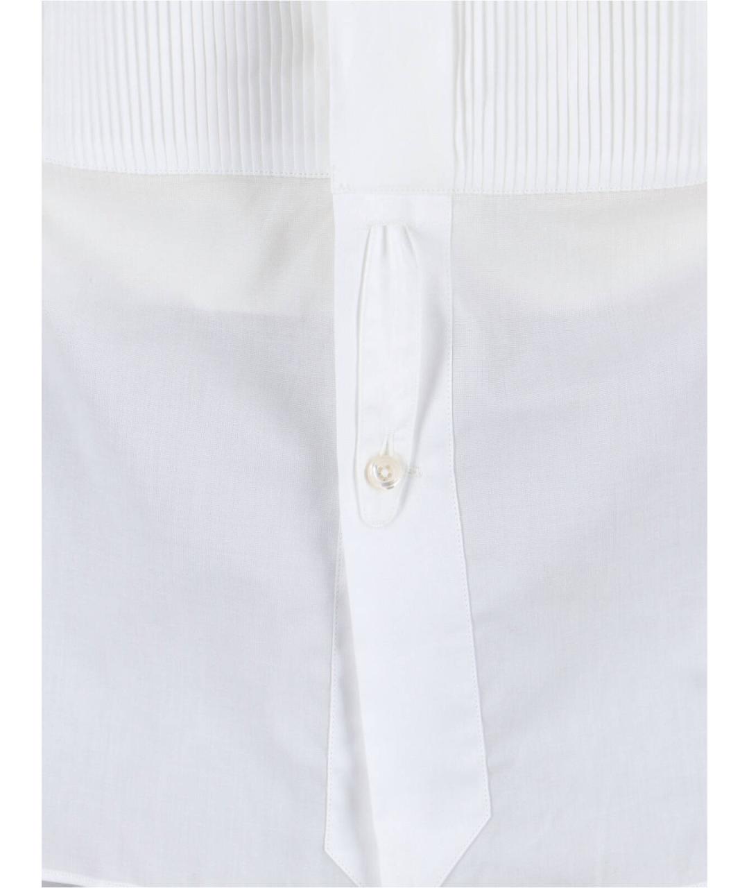 TOM FORD Белая хлопковая кэжуал рубашка, фото 5