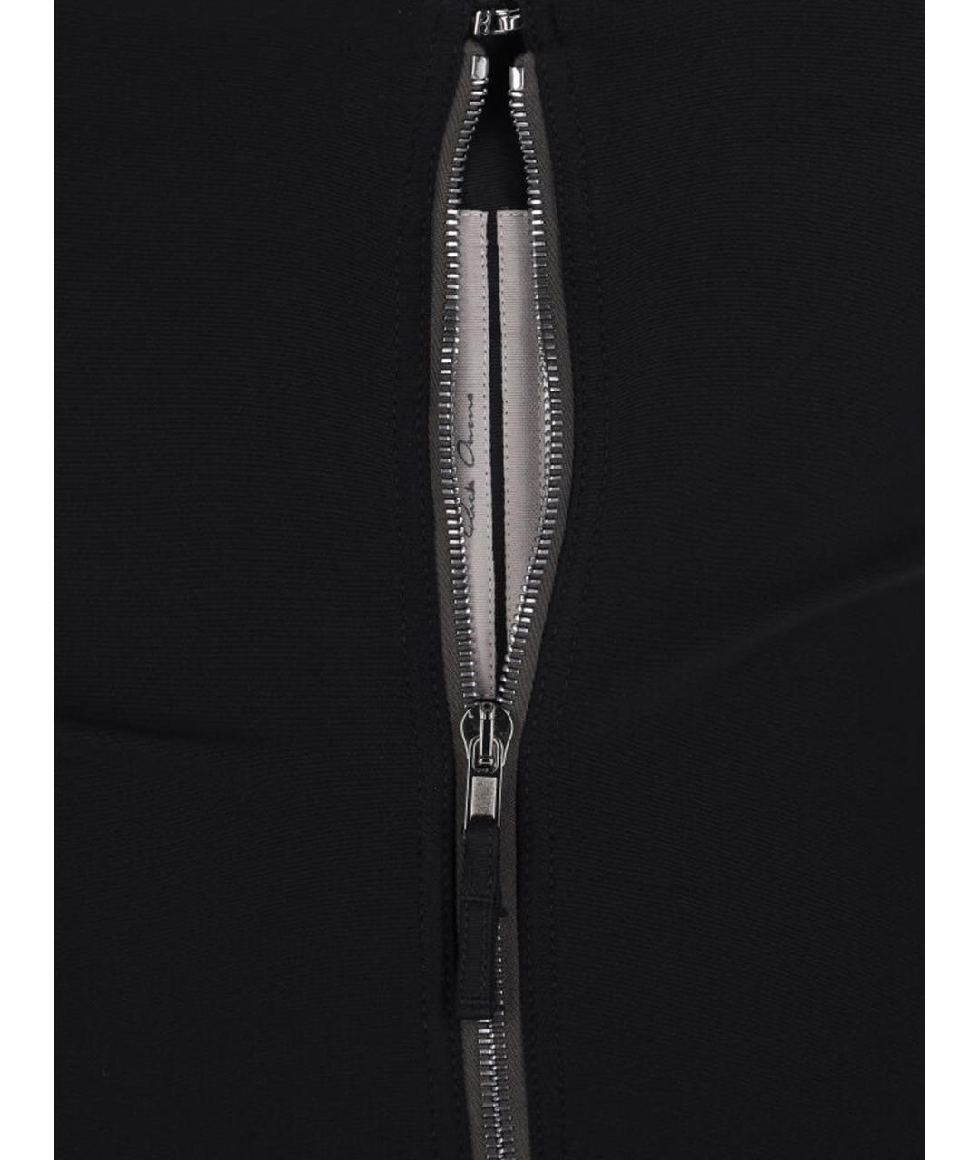 RICK OWENS Черное вискозное платье, фото 4