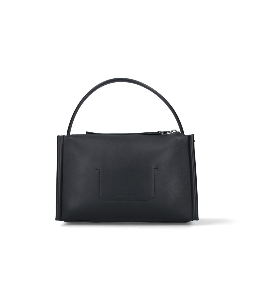 J.W.ANDERSON Черная кожаная сумка с короткими ручками, фото 3