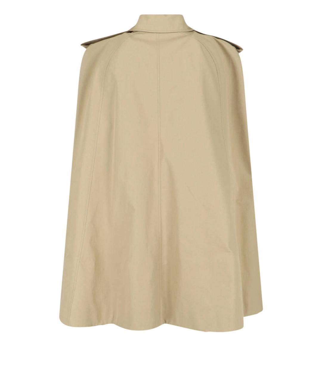 BURBERRY Бежевый хлопковый тренч/плащ, фото 2