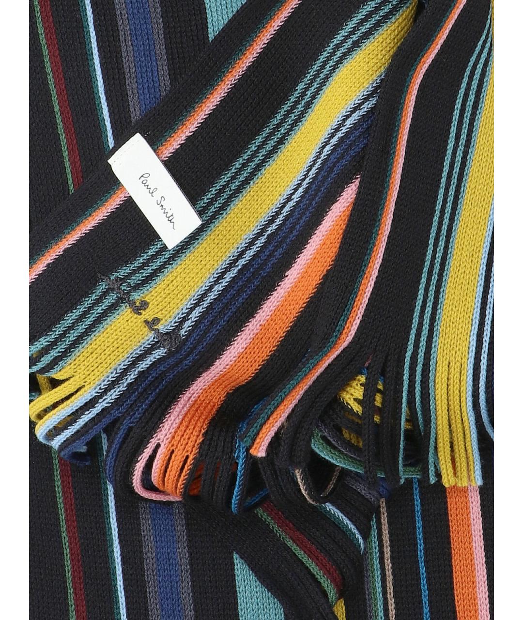 PAUL SMITH Мульти шерстяной шарф, фото 3