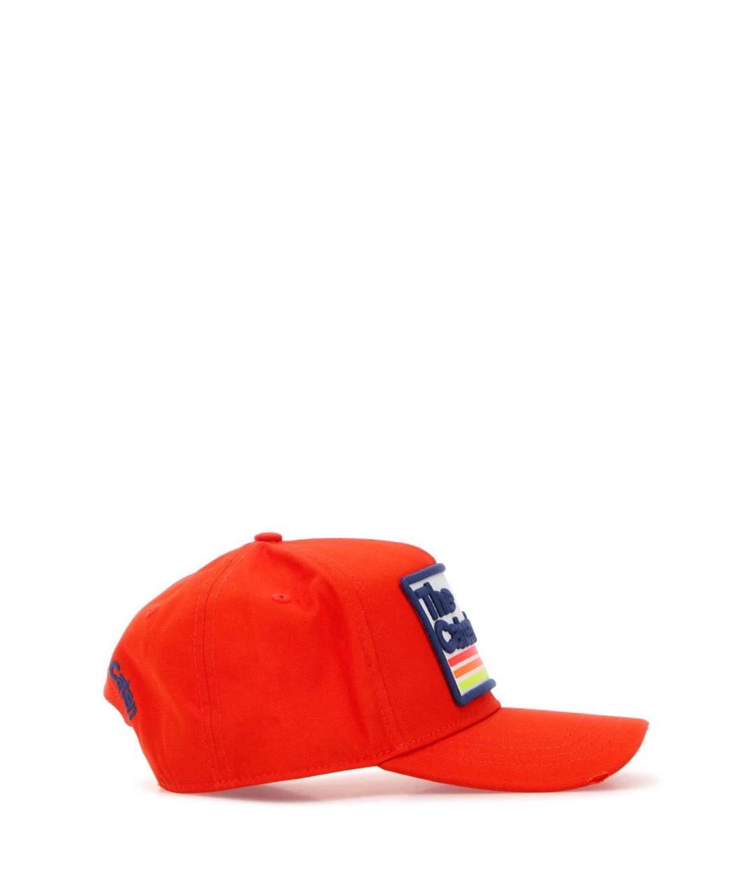 DSQUARED2 Оранжевая хлопковая кепка/бейсболка, фото 2