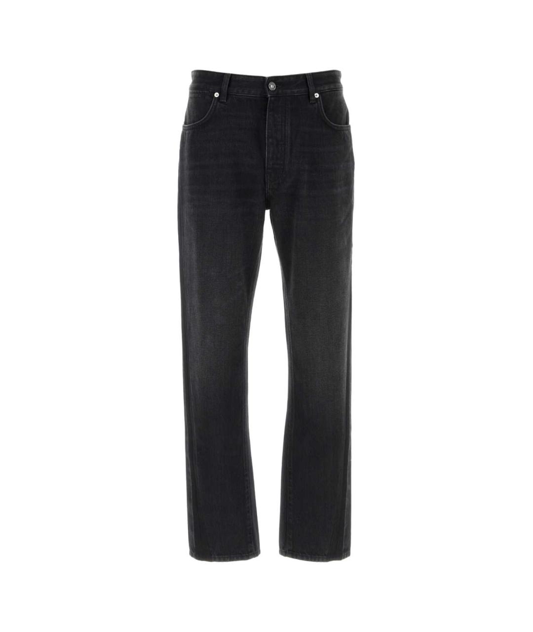 GIVENCHY Черные хлопковые прямые джинсы, фото 1