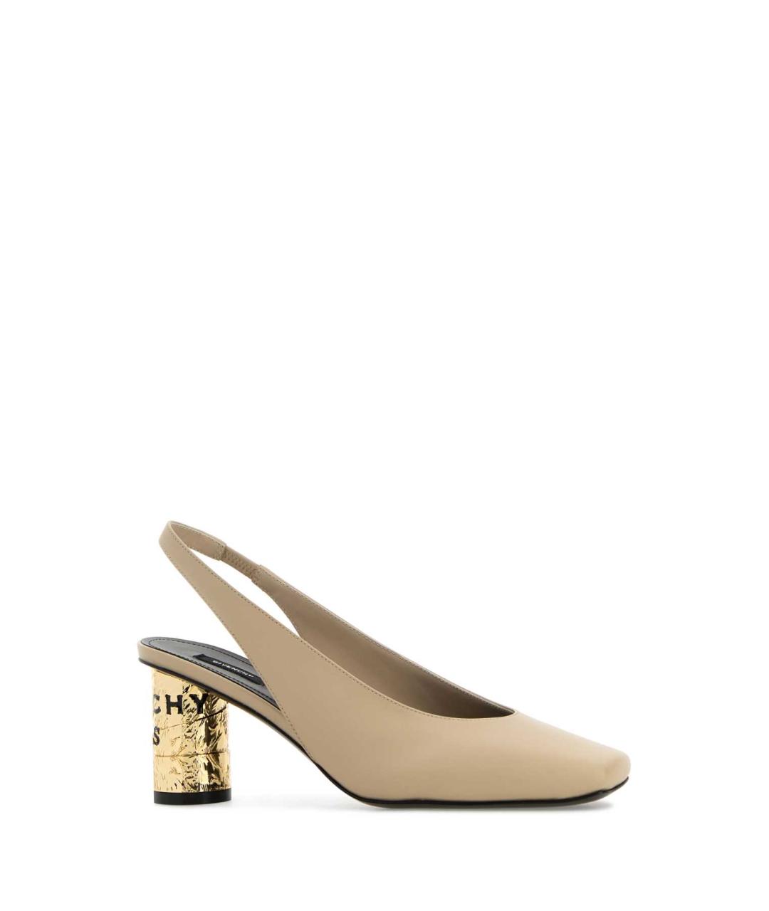 GIVENCHY Бежевые кожаные туфли, фото 2