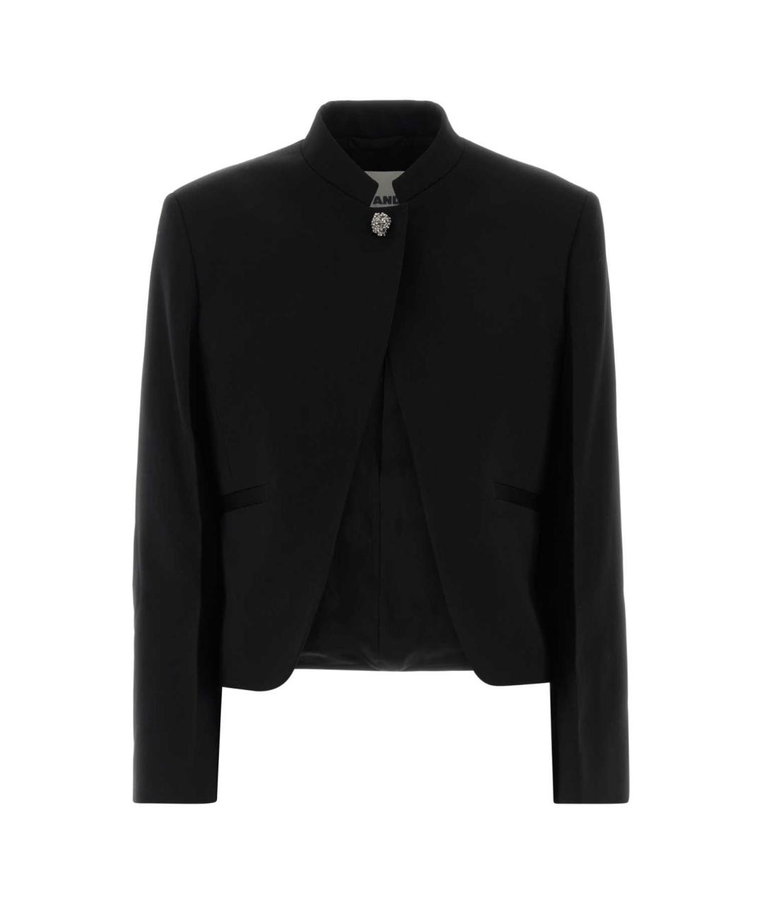 JIL SANDER Черный шерстяной жакет/пиджак, фото 1