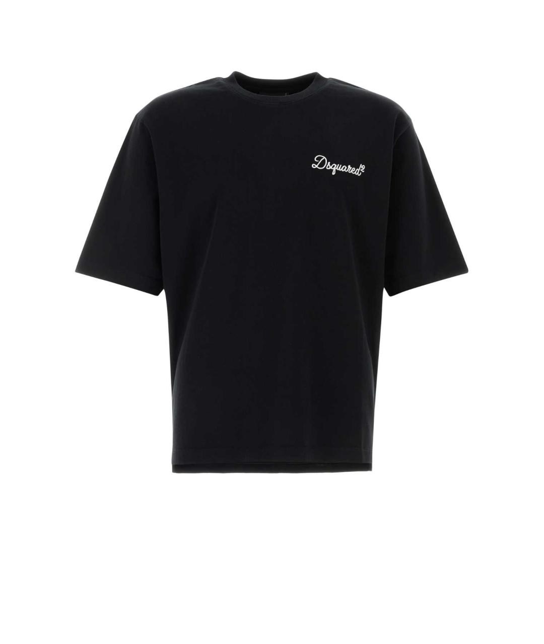 DSQUARED2 Черная хлопковая футболка, фото 1