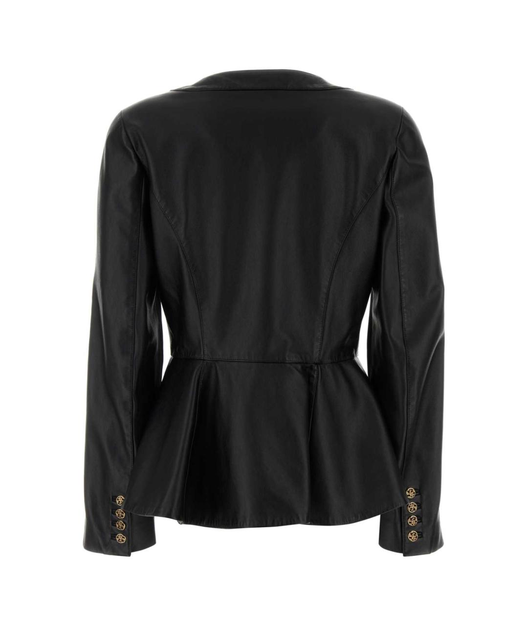 CHLOE Черная кожаная куртка, фото 2