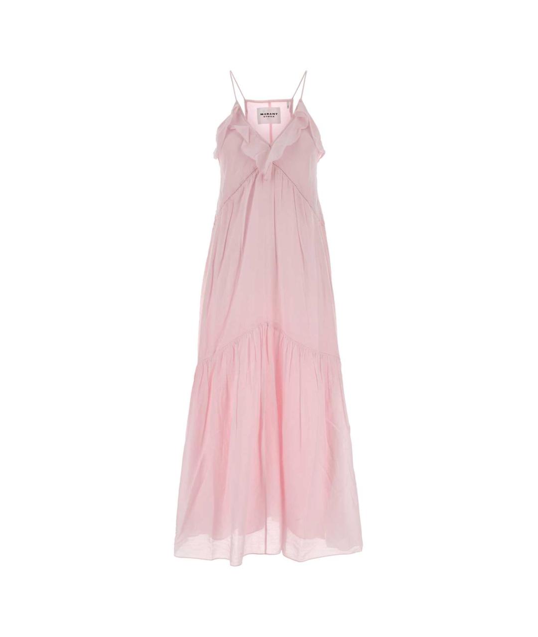ISABEL MARANT Розовое хлопковое платье, фото 1