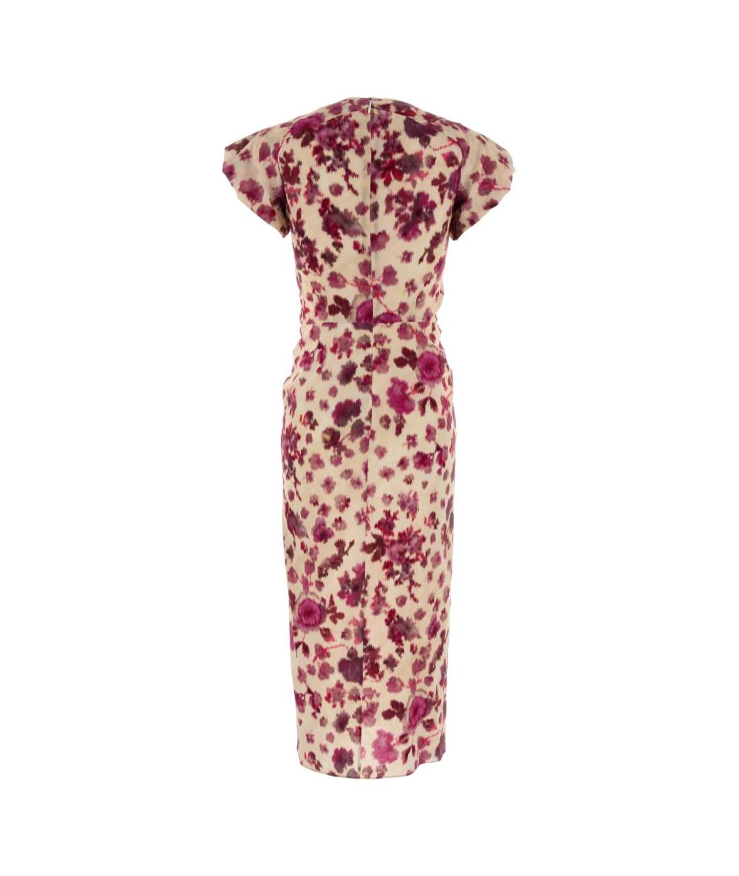 ISABEL MARANT Мульти шелковое коктейльное платье, фото 2