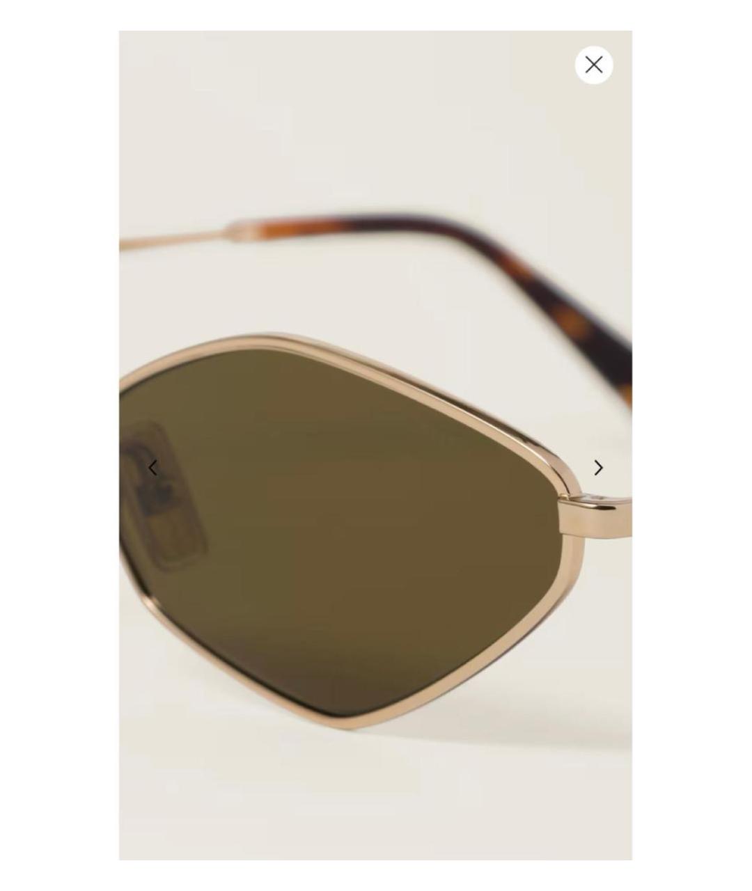 MIU MIU Мульти металлические солнцезащитные очки, фото 3