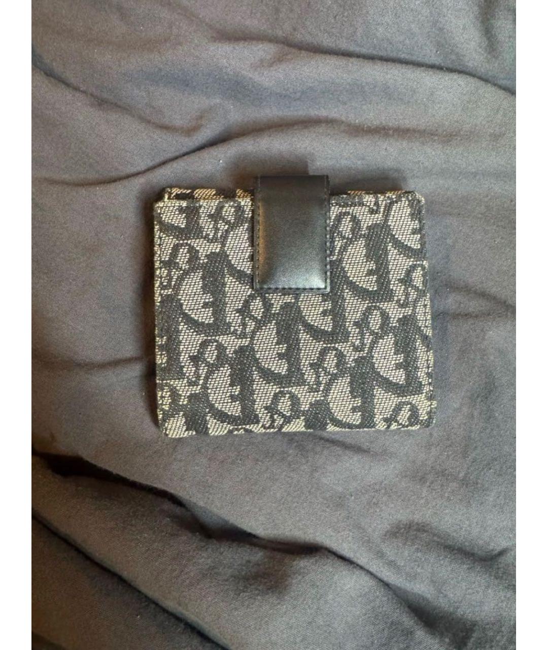 CHRISTIAN DIOR Бежевый кожаный кошелек, фото 3