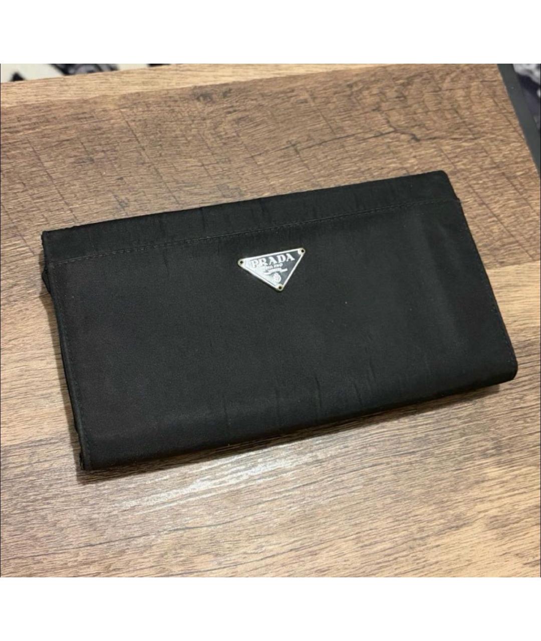PRADA Черный кошелек, фото 2