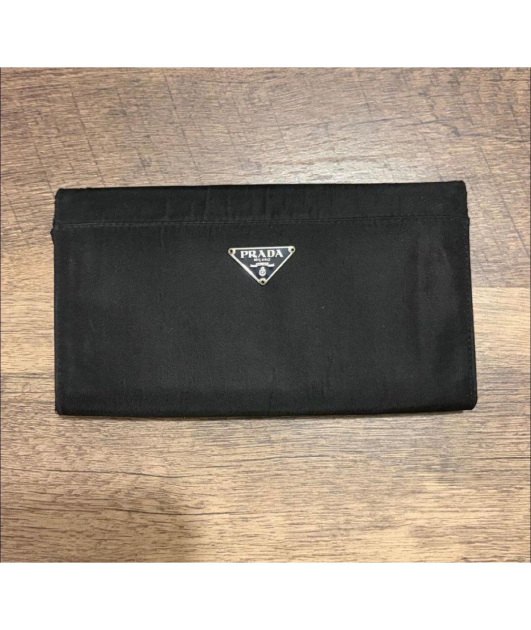 PRADA Черный кошелек, фото 5