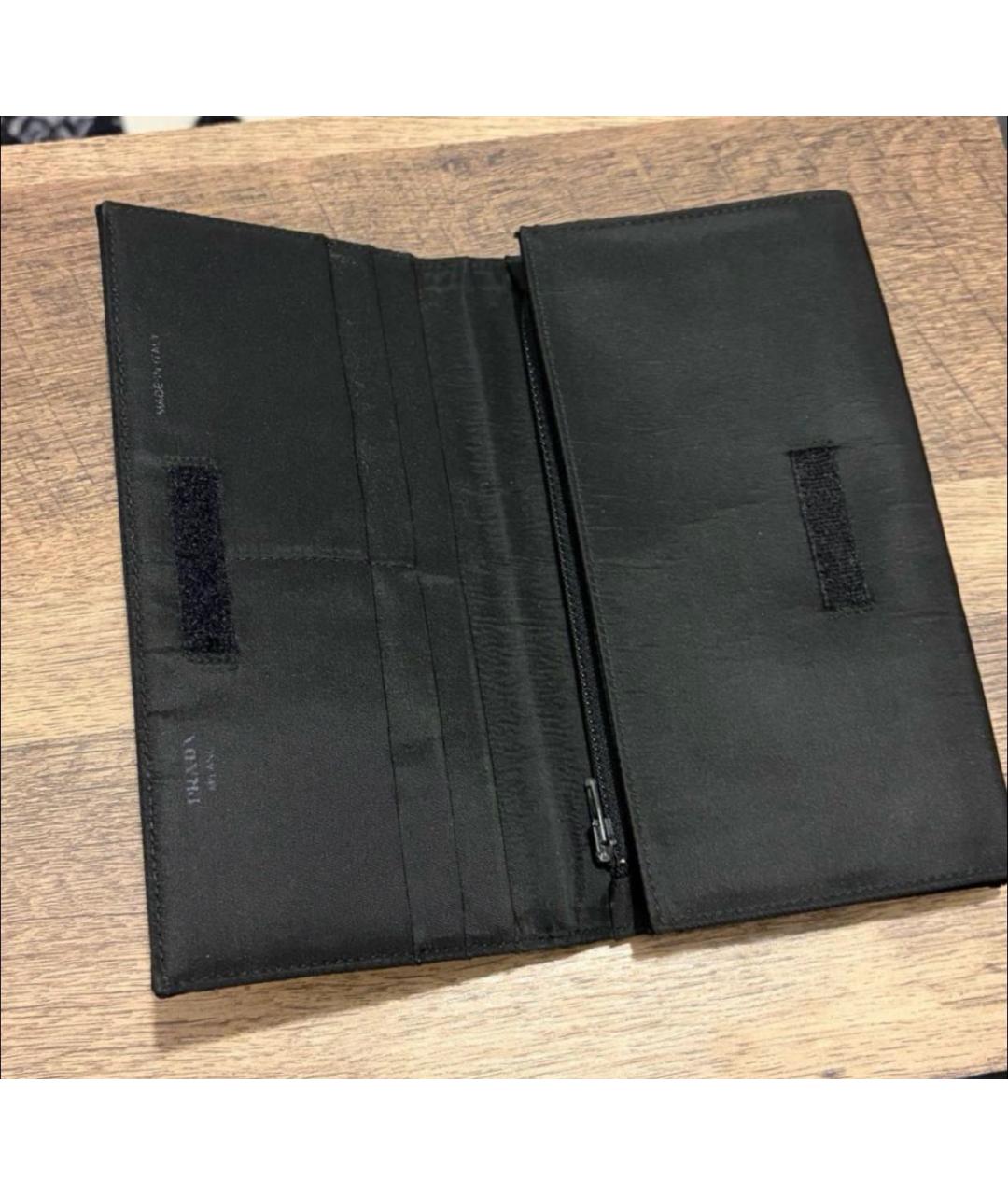 PRADA Черный кошелек, фото 4