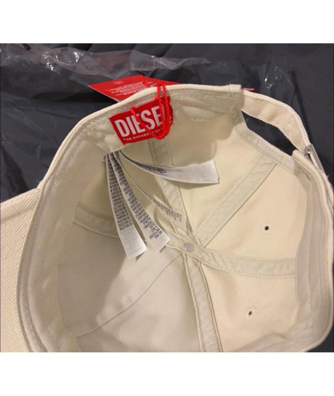 DIESEL Бежевая кепка, фото 5