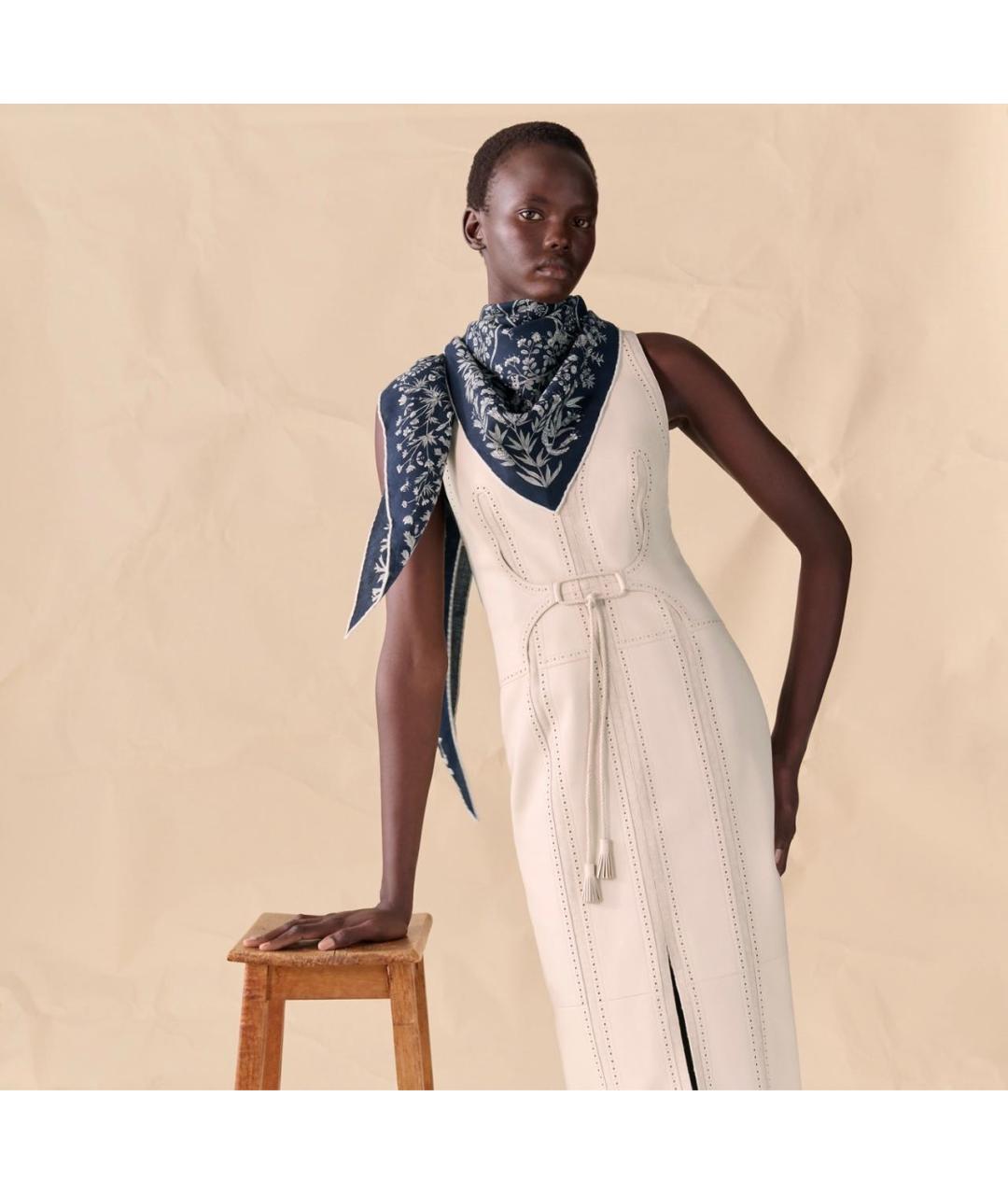 HERMES Мульти кашемировый платок, фото 3