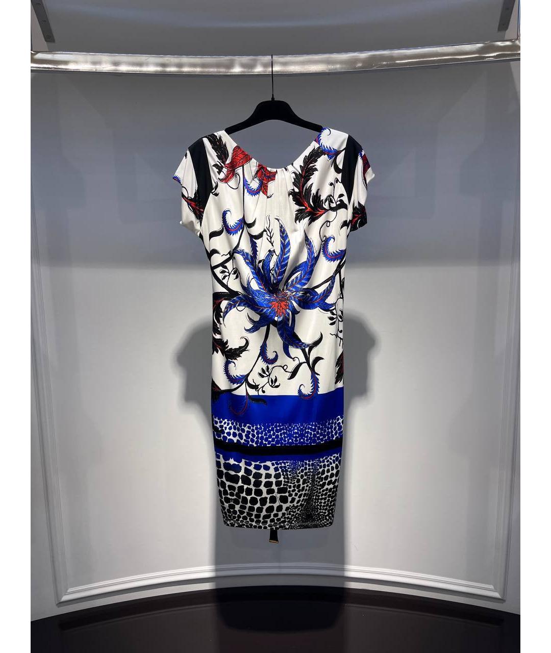 ROBERTO CAVALLI Мульти вискозное вечернее платье, фото 3