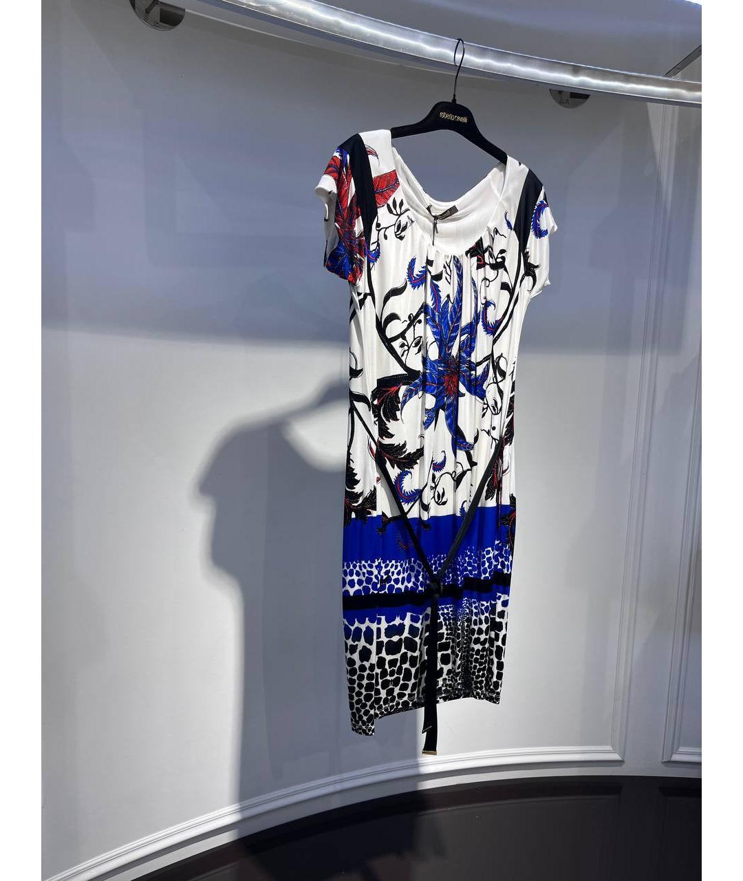 ROBERTO CAVALLI Мульти вискозное вечернее платье, фото 2