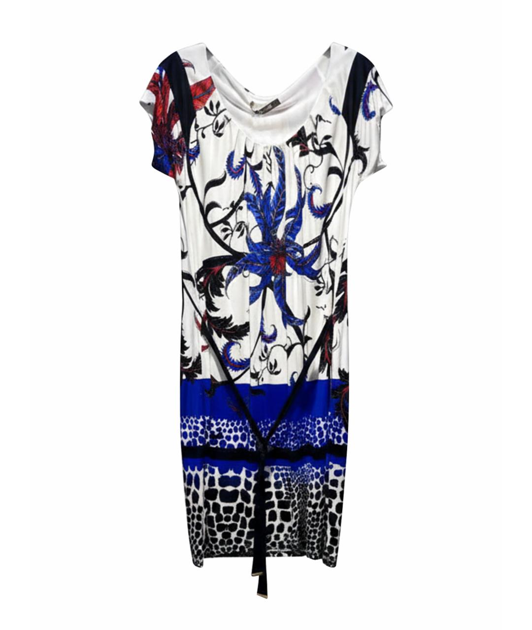 ROBERTO CAVALLI Мульти вискозное вечернее платье, фото 1