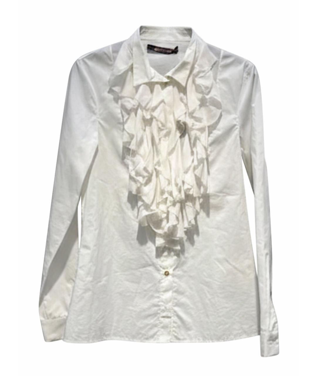 ROBERTO CAVALLI Белая хлопковая блузы, фото 1