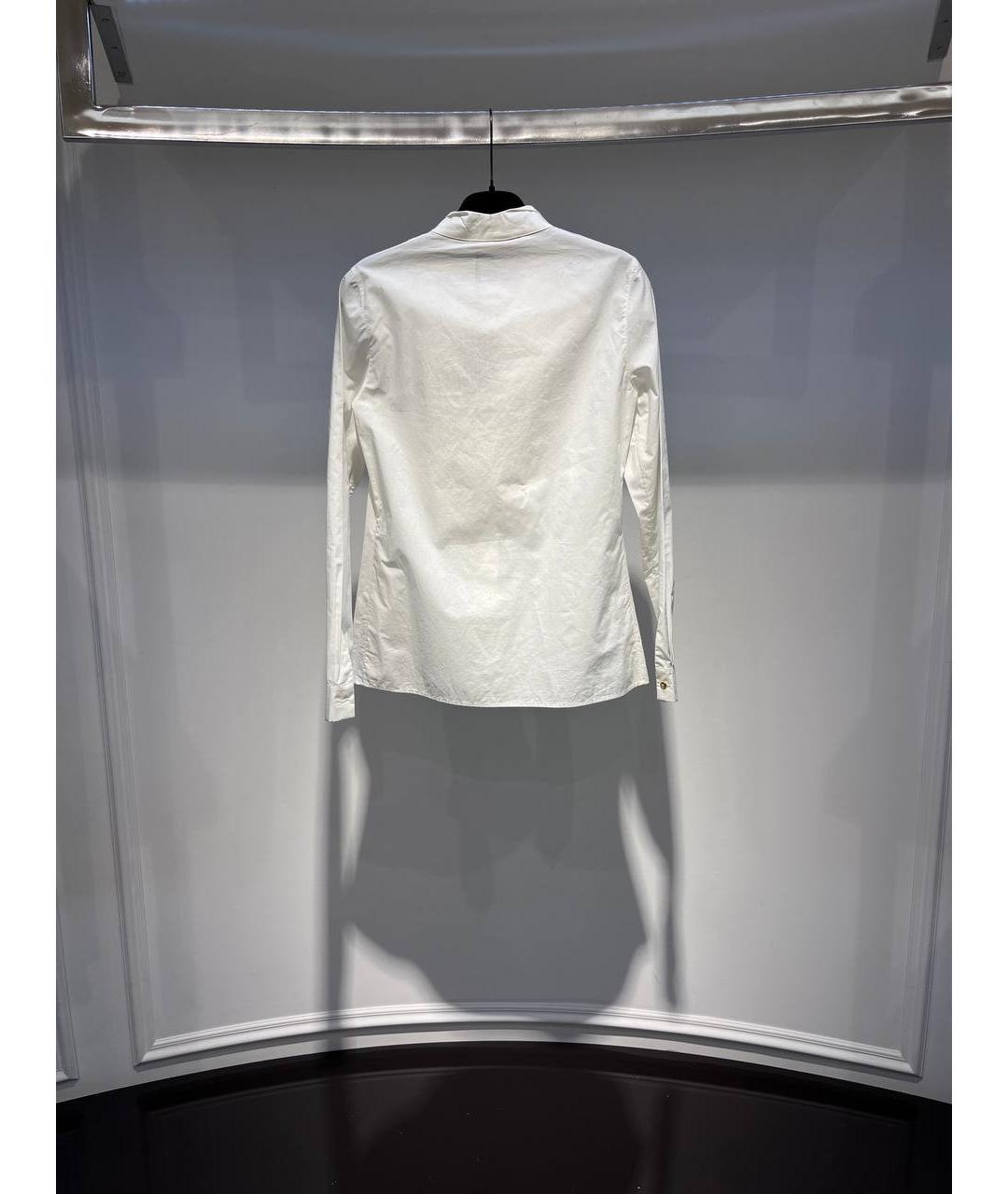 ROBERTO CAVALLI Белая хлопковая блузы, фото 3