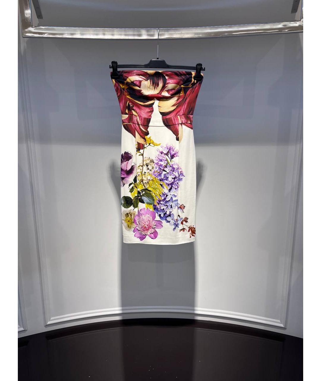 ROBERTO CAVALLI Мульти вискозное вечернее платье, фото 4