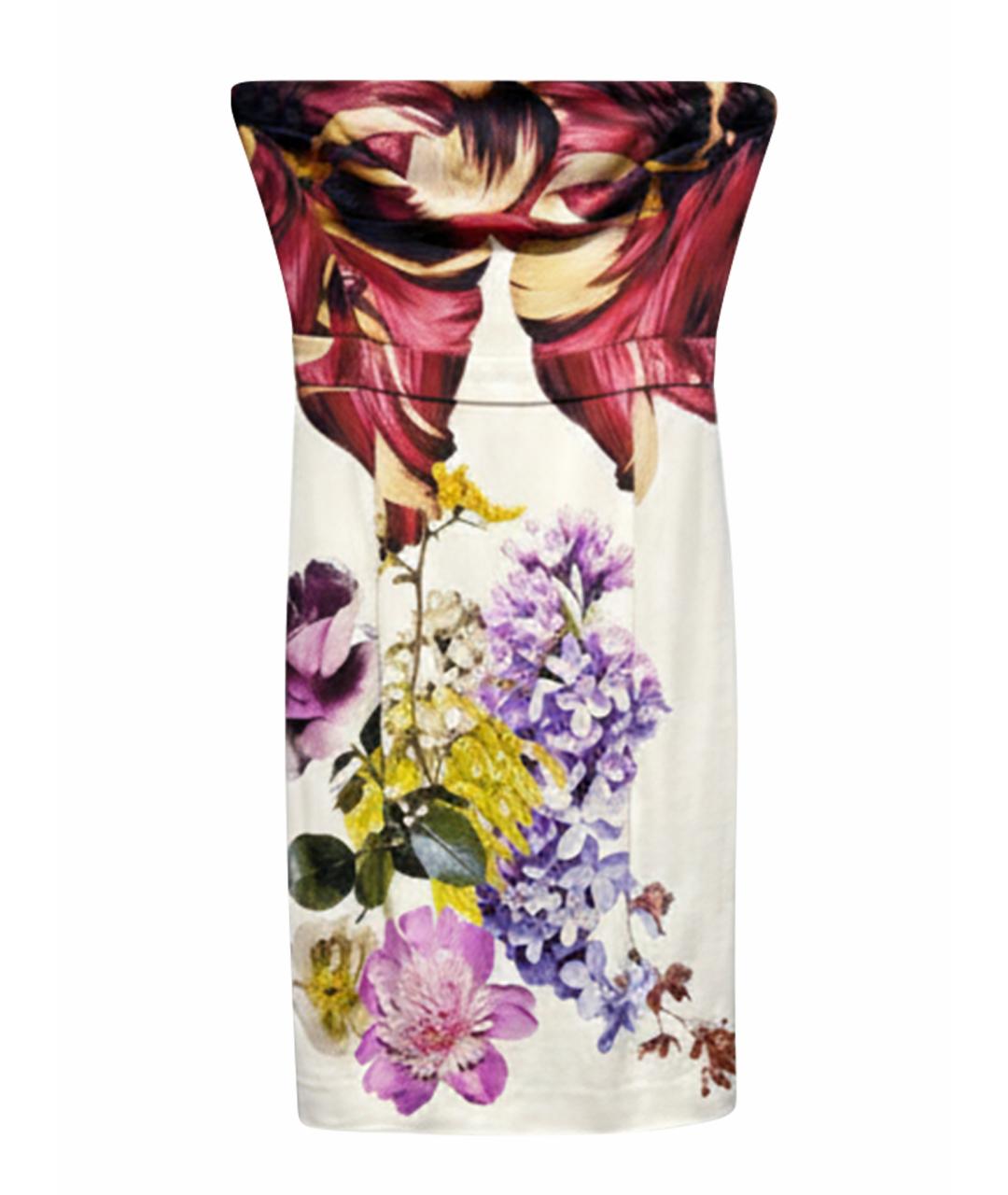 ROBERTO CAVALLI Мульти вискозное вечернее платье, фото 1