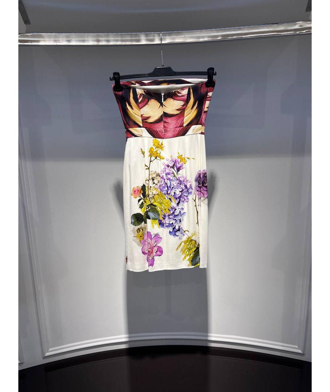 ROBERTO CAVALLI Мульти вискозное вечернее платье, фото 3