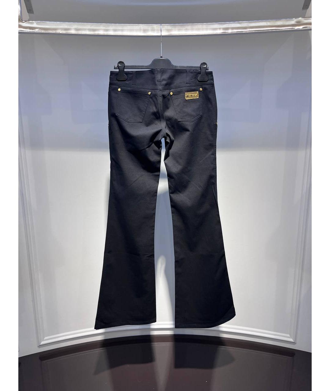 ROBERTO CAVALLI Серые хлопковые джинсы клеш, фото 3