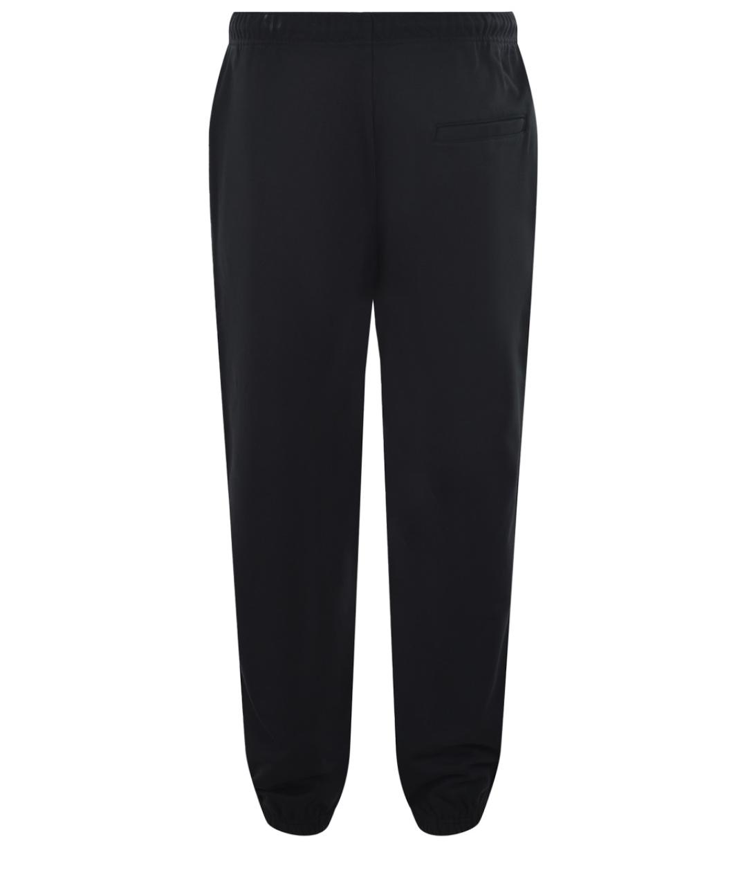 Y-3 Черные хлопковые повседневные брюки, фото 2