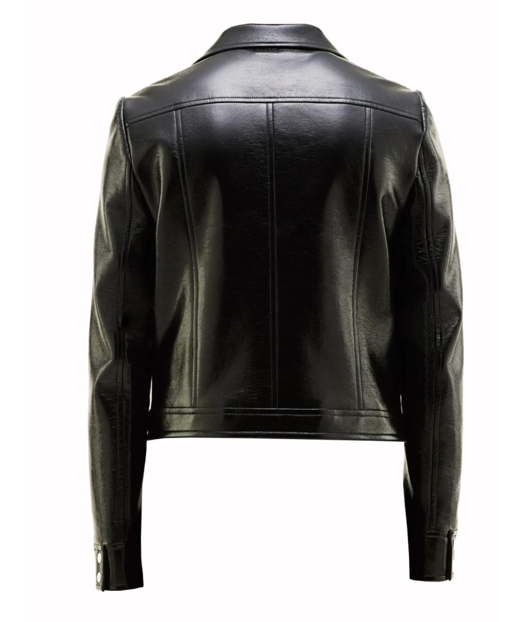 COURREGES Черная хлопковая куртка, фото 2