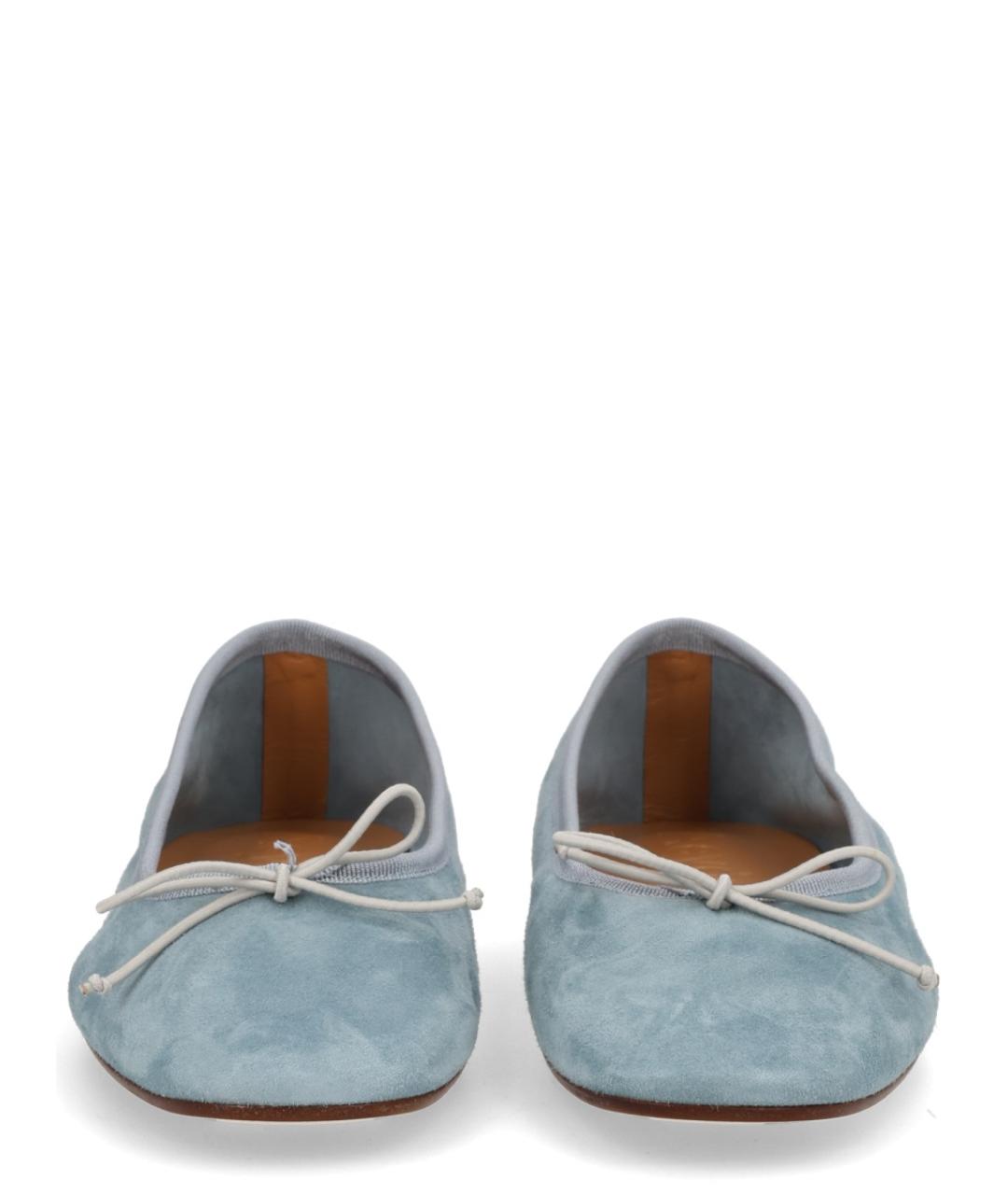 AEYDE Голубые замшевые балетки, фото 3