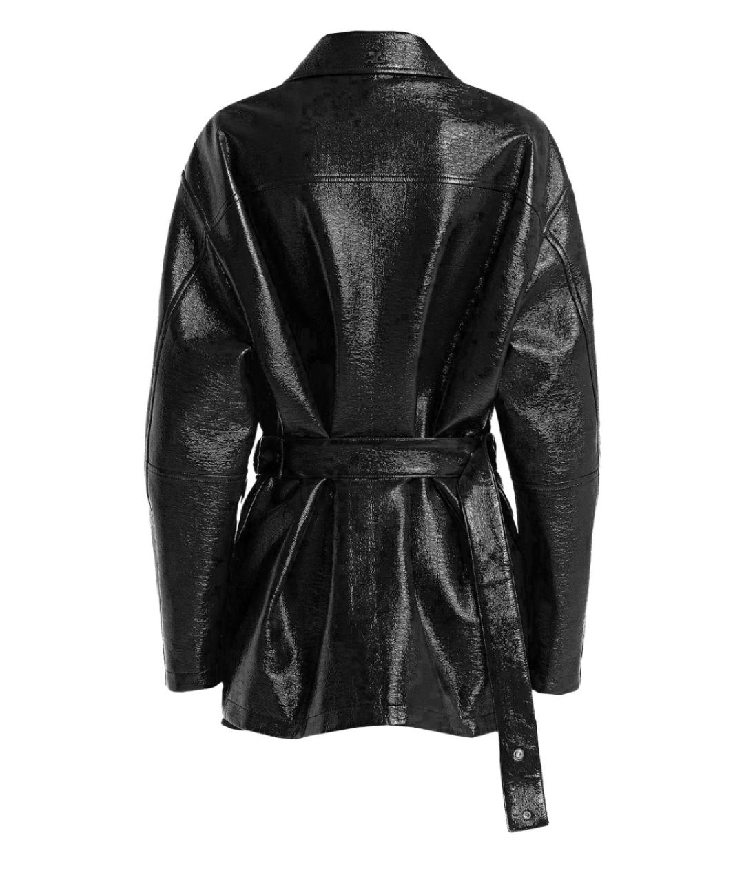 COURREGES Черная хлопковая куртка, фото 2