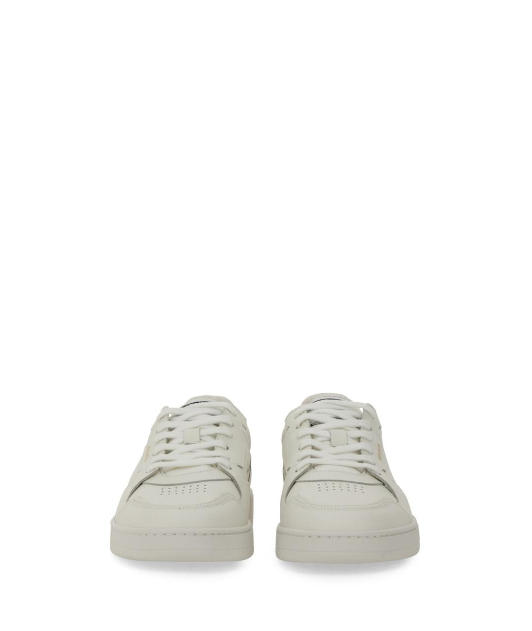 AXEL ARIGATO Белые кожаные низкие кроссовки / кеды, фото 4