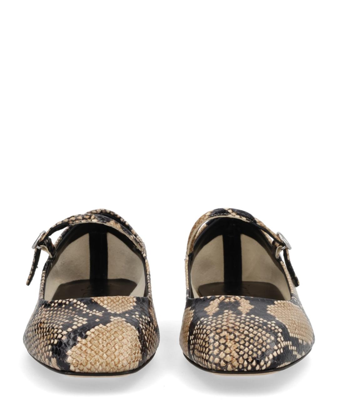 AEYDE Коричневые кожаные балетки, фото 3