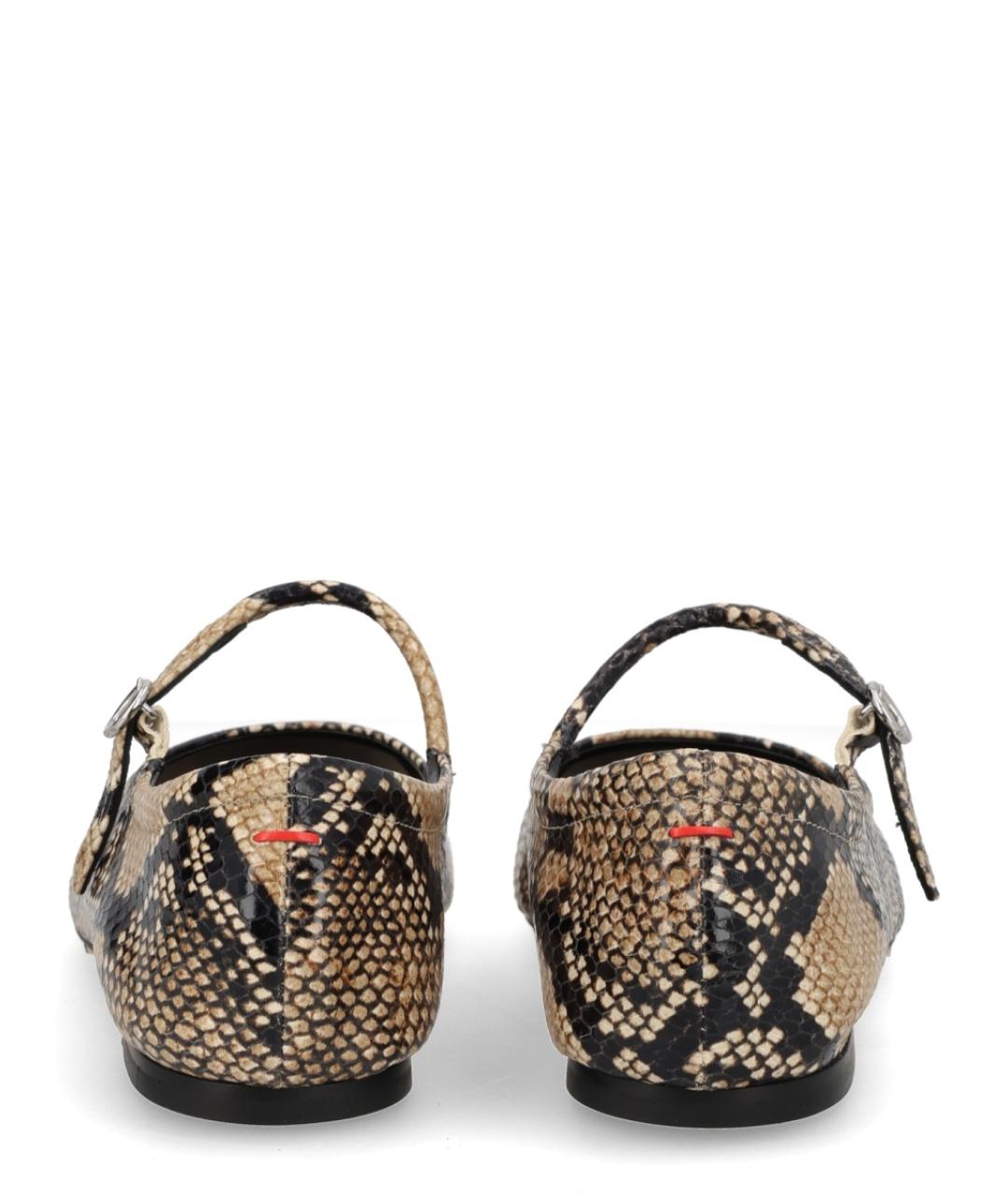 AEYDE Коричневые кожаные балетки, фото 4