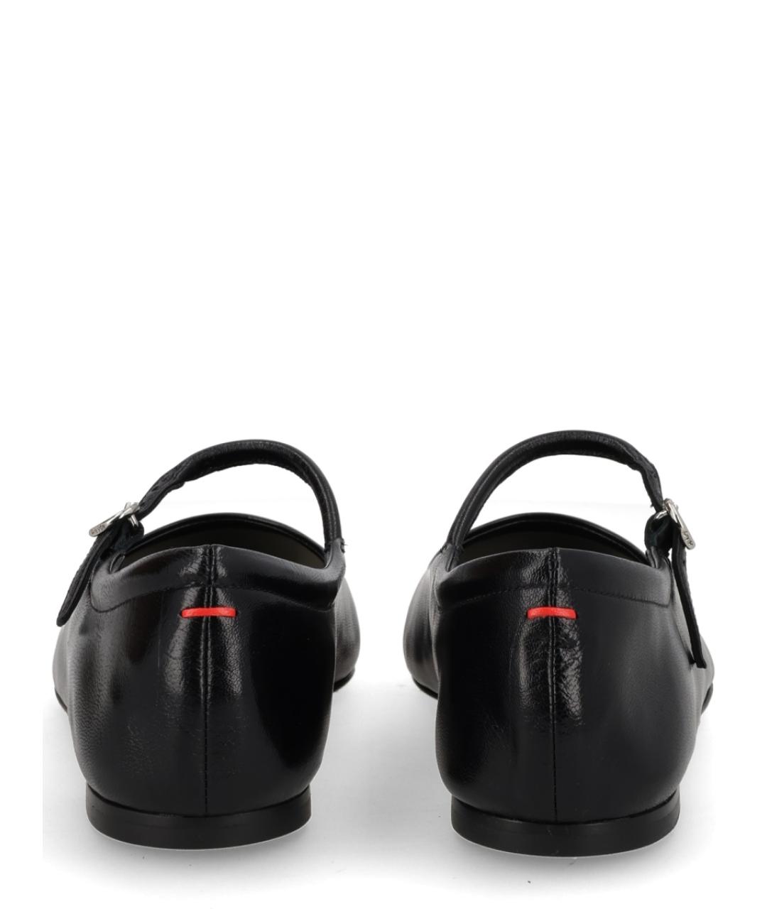 AEYDE Черные кожаные балетки, фото 4