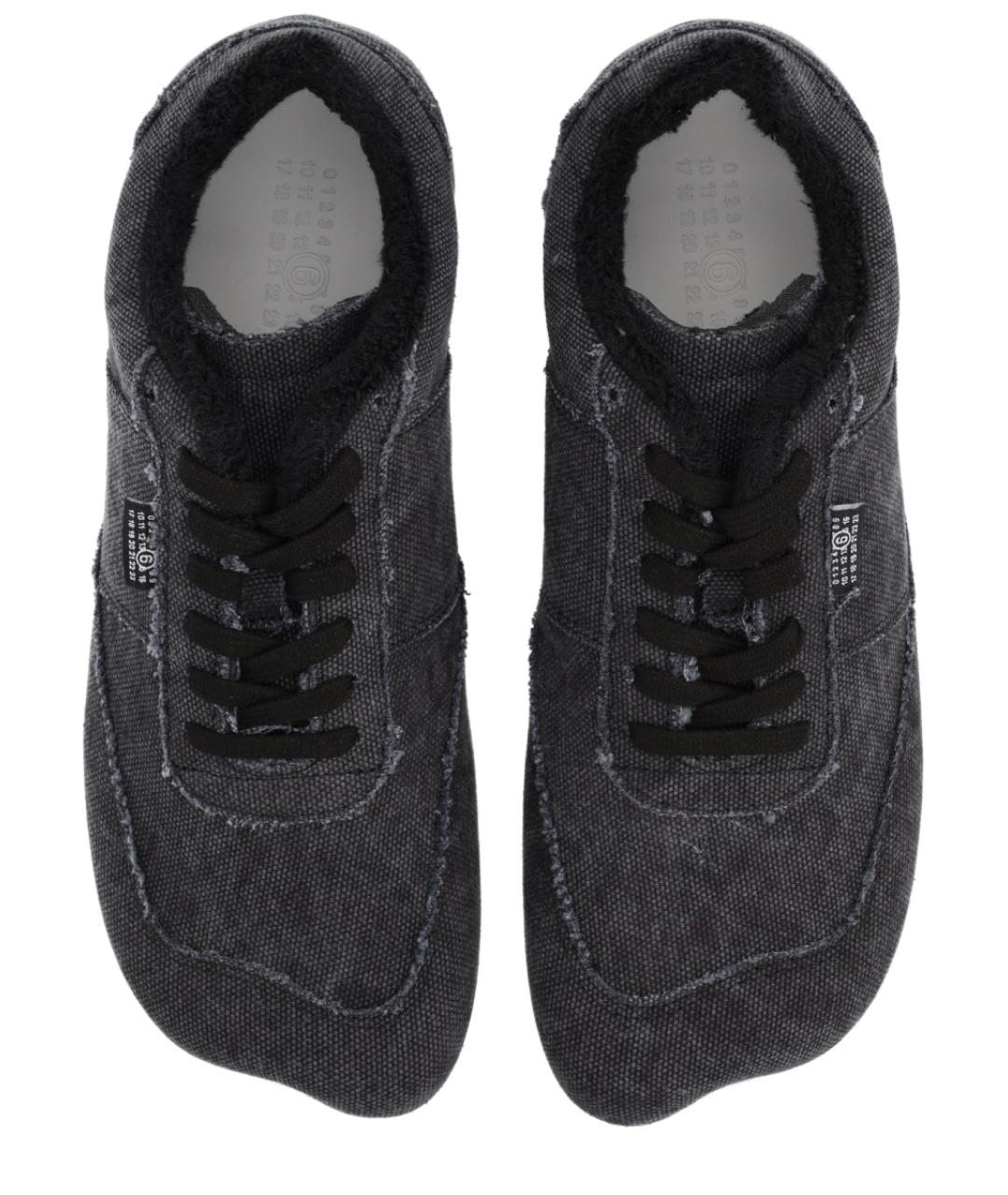 MM6 MAISON MARGIELA Текстильные низкие кроссовки / кеды, фото 5