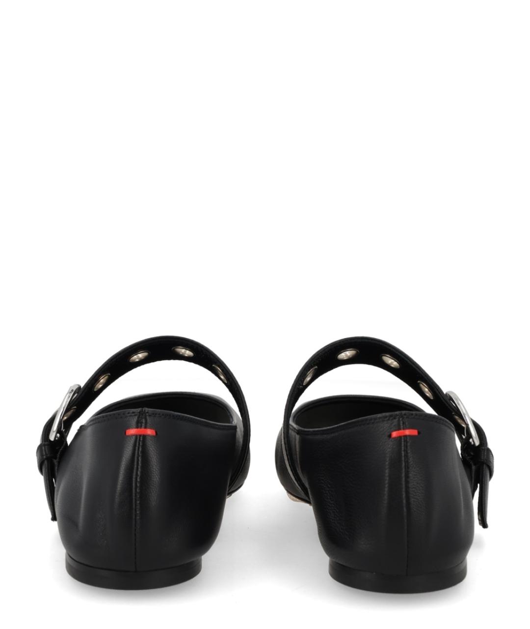 AEYDE Черные кожаные балетки, фото 4